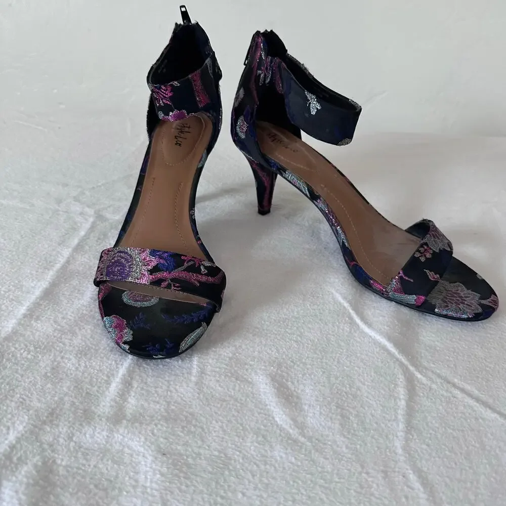 Style & Co. Women's Paycee Dress Shoes Sandals Floral  Embroidery Size 10 M NWOT - Picture 3 of 6